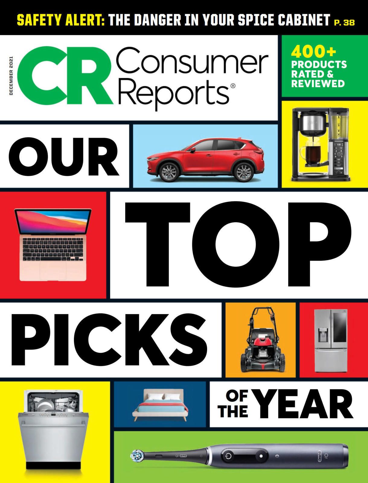 Consumer Reports 消费者报告杂志 2021年12月刊下载